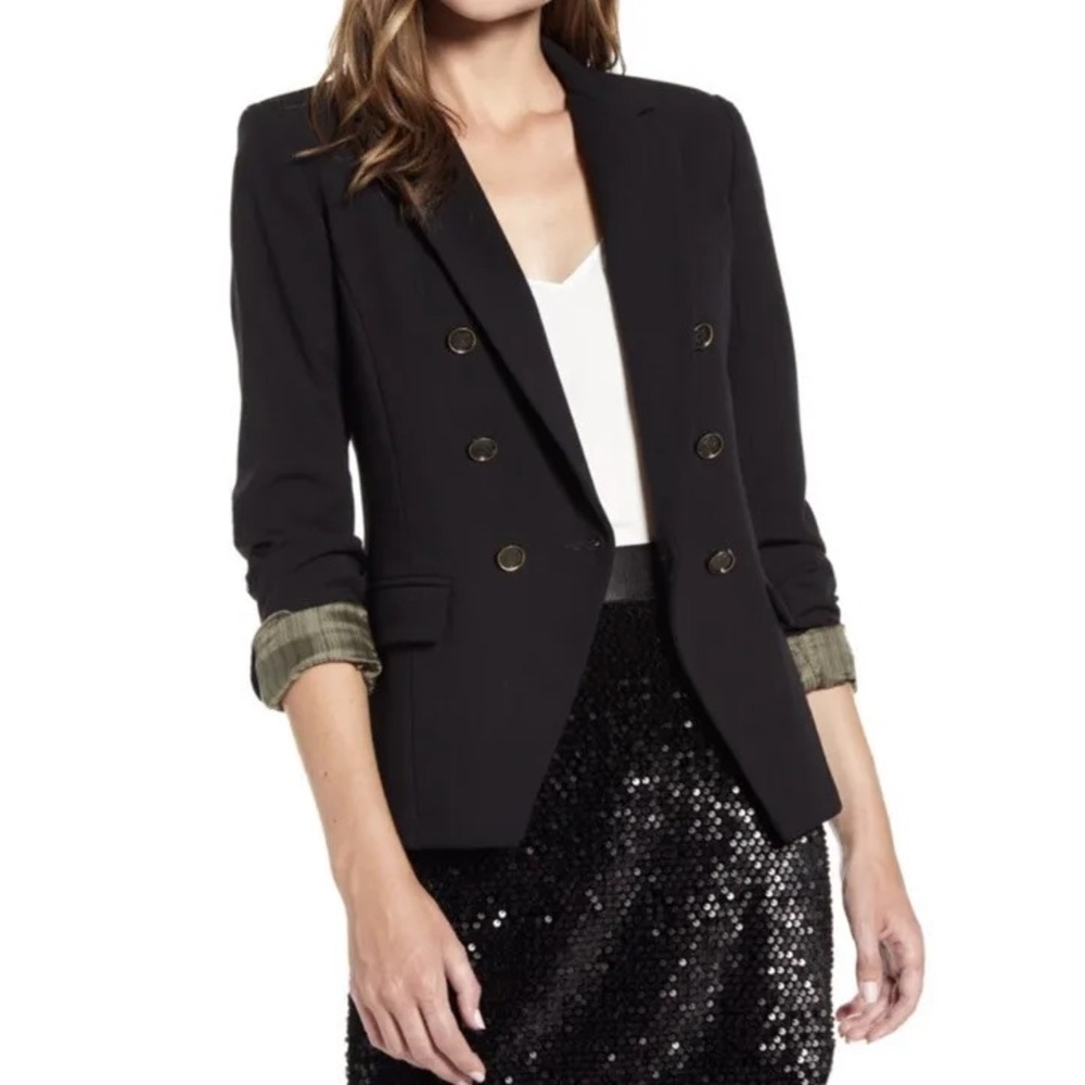 NWT Anthropologie Classic Bailey 44 Black Blazer